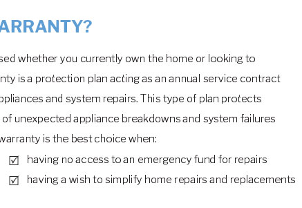 fidelity home warranty brochure california